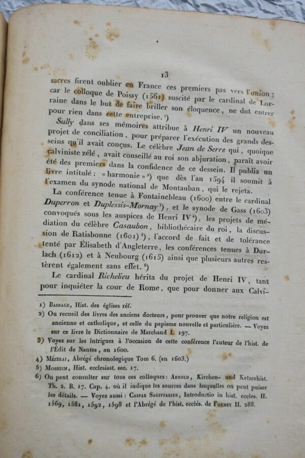 Théologie.. communions chrétiennes en général et de la réunion des églises 1833 – Image 7