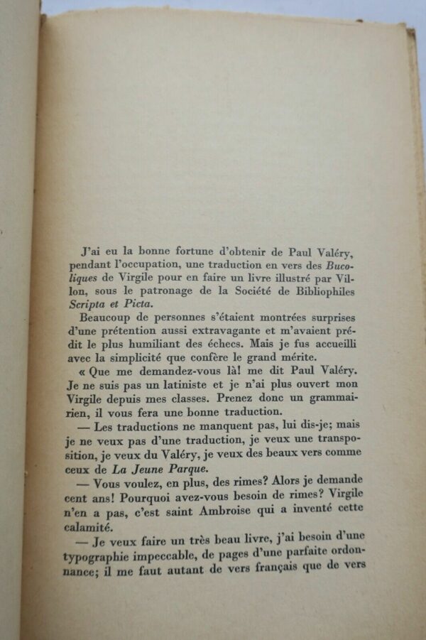 VALERY PAUL TRADUCTION EN VERS DES BUCOLIQUES DE VIRGiLE SP – Image 7