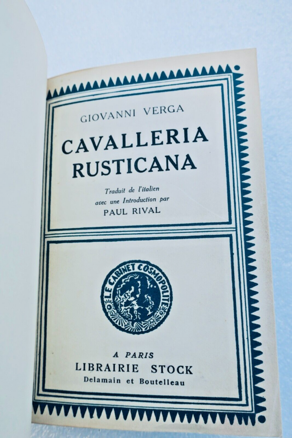 VERGA Giovanni Cavalleria rusticana – Image 3