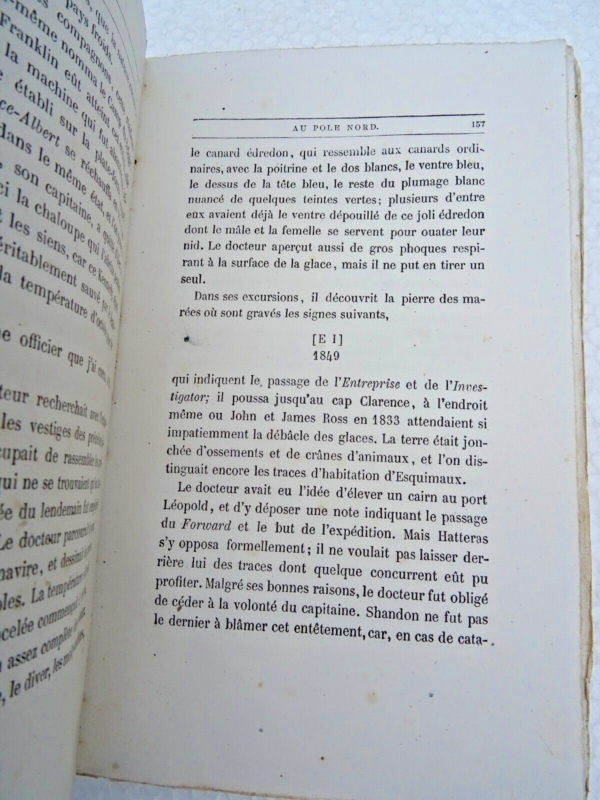 Verne, Jules Les Anglais au Pole Nord, aventures du Capitaine Hatteras HETZEL – Image 4