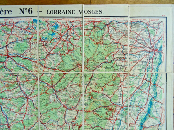 Vosges Carte Taride CARTE ROUTIERE N°6 - LORRAINE - VOSGES – Image 3