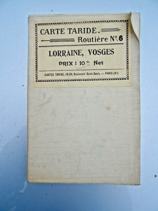 Vosges Carte Taride CARTE ROUTIERE N°6 - LORRAINE - VOSGES – Image 4