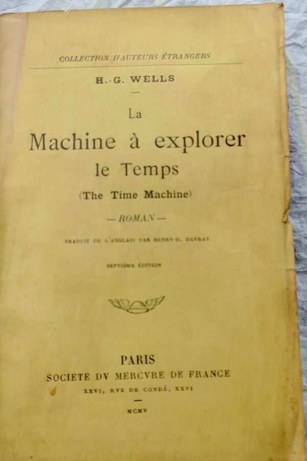 WELLS La Machine à explorer le temps (The Time machine) 1906 – Image 3