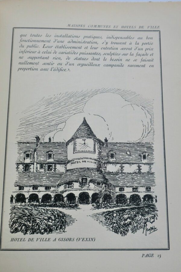 WYBO (Georges) Réflexions et croquis sur l'architecture au pays de France – Image 7