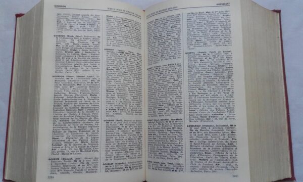 Who`s Who in France (4e édition). Dictionnaire biographique  1959-1960 – Image 5