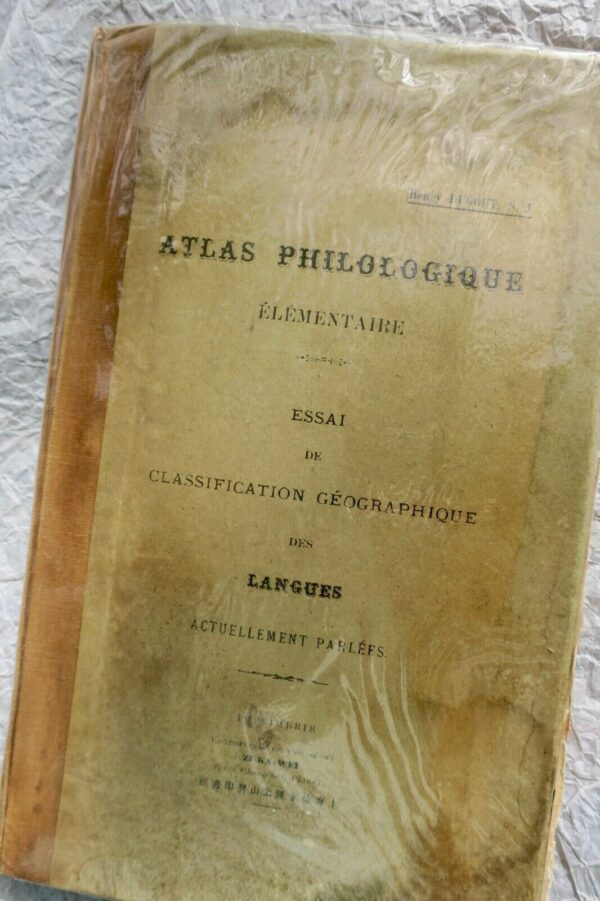 atlas philologiques élémentaire ESSAI DE CLASSIFICATION GEOGRAPHIQUE DES LANGUES – Image 3