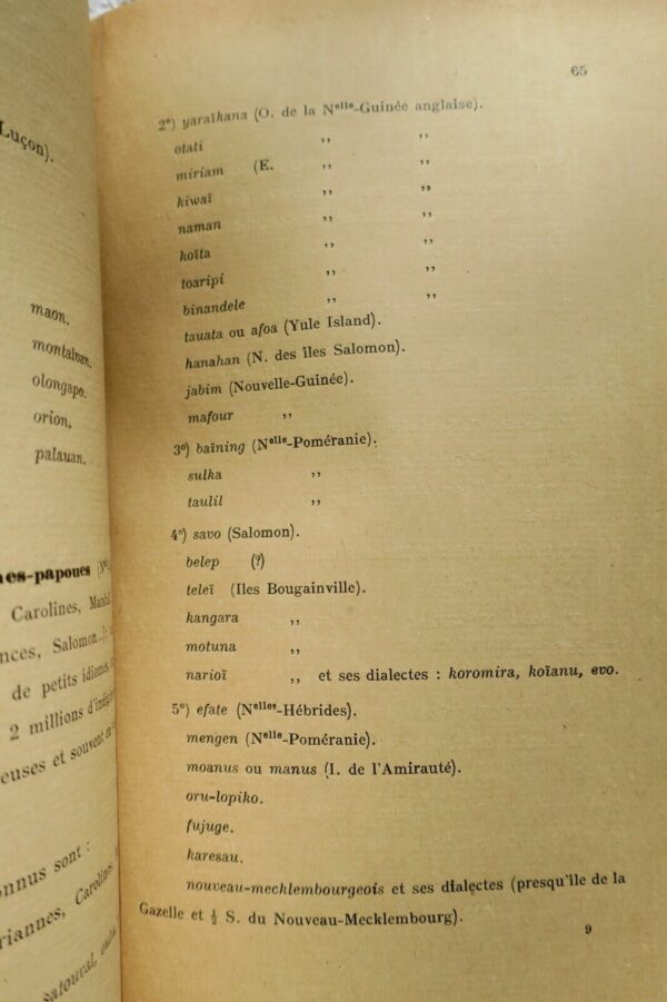 atlas philologiques élémentaire ESSAI DE CLASSIFICATION GEOGRAPHIQUE DES LANGUES – Image 4