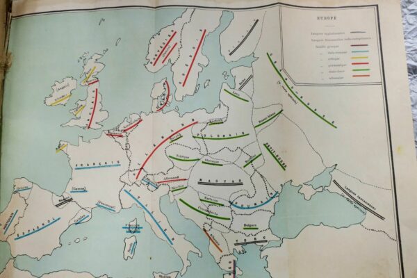 atlas philologiques élémentaire ESSAI DE CLASSIFICATION GEOGRAPHIQUE DES LANGUES