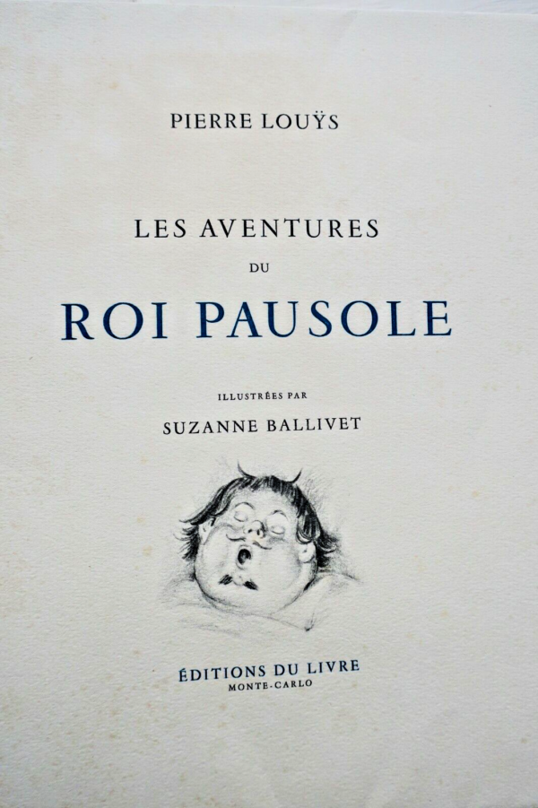 érotique  LOUYS aventures du roi Pausole ill- par Ballivet ex. de Albert Dubout – Image 5