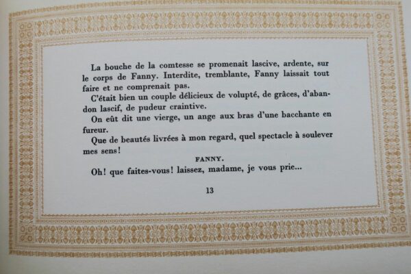 érotique MUSSET Gamiani ou deux nuits d'excès. Préface du Dr. Fr. Froebel – Image 5