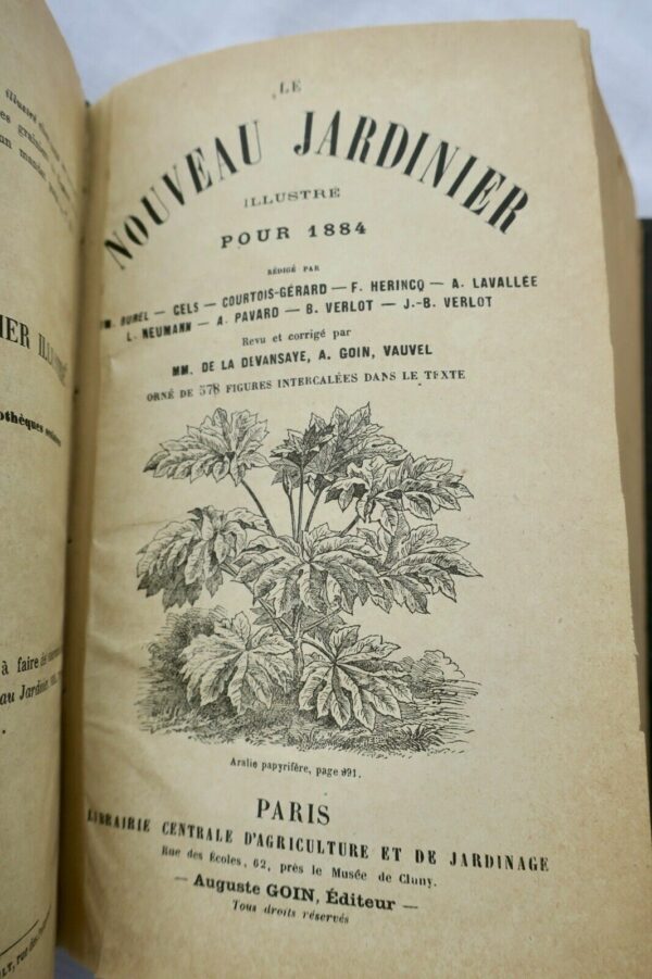 jardin Le nouveau jardinier illustré 1884 – Image 10