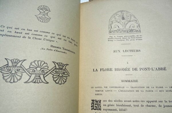 langue sacrée. Le Temple et la Fleur, les signes construits et fleuris – Image 9