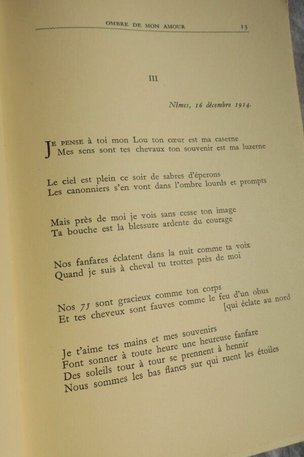 APOLLINAIRE (Guillaume). Ombre de Mon Amour/Picasso – Image 10