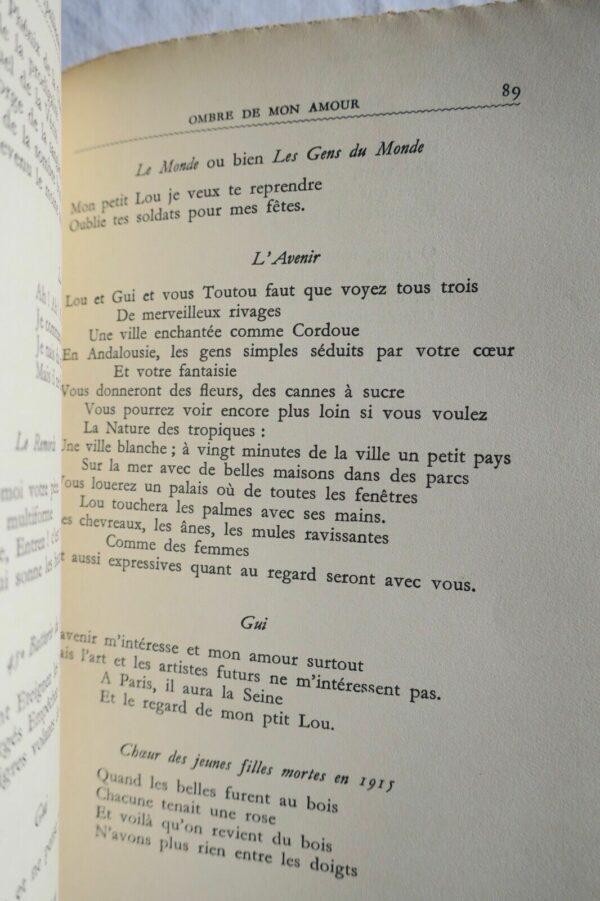 APOLLINAIRE (Guillaume). Ombre de Mon Amour/Picasso – Image 4