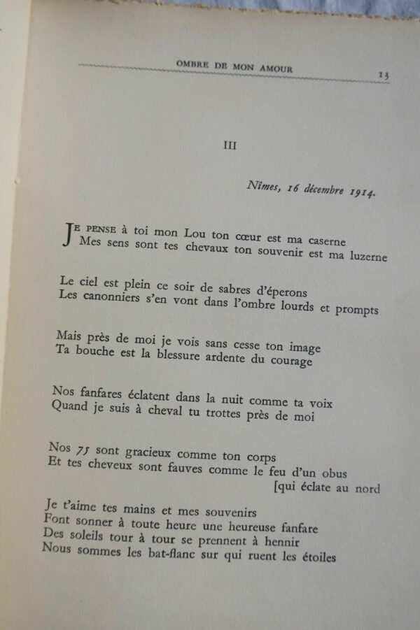 APOLLINAIRE (Guillaume). Ombre de Mon Amour/Picasso – Image 7