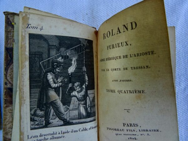 ARIOSTE. Roland Furieux 1824 Comte de Tressan – Image 9