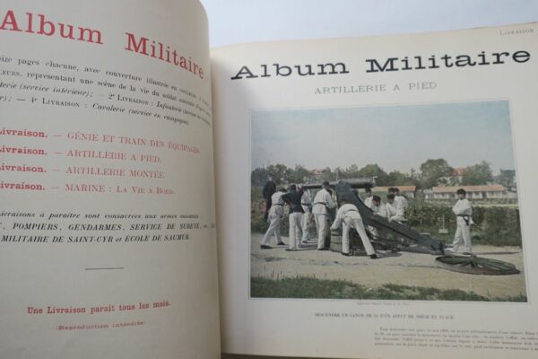 ARMEE ALBUM MILITAIRE photos couleurs 1899 figaro – Image 5