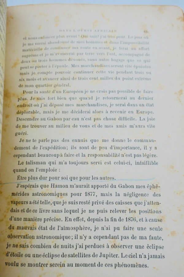 Afrique Conférences & lettres trois explorations dans l'ouest africain de 1875.. – Image 5