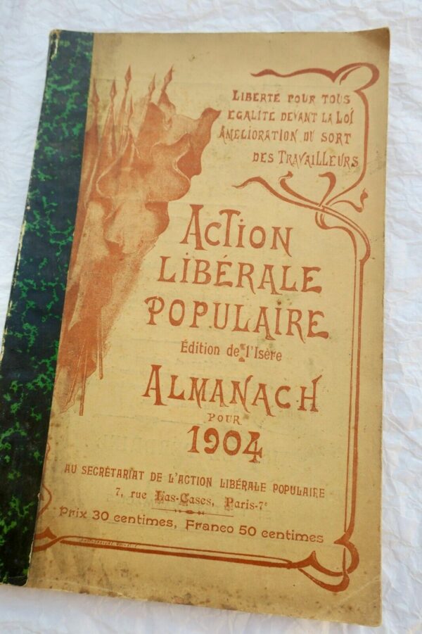 Almanach 1904 Action Libérale populaire (politique)