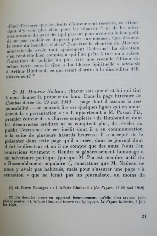 André Breton Flagrant délit, Rimbaud devant la conjuration de l'imposture et du – Image 4