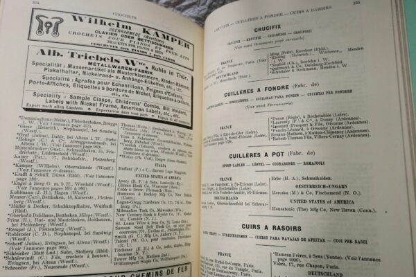 Annuaire de la QUINCAILLERIE et des METAUX 1905 – Image 6