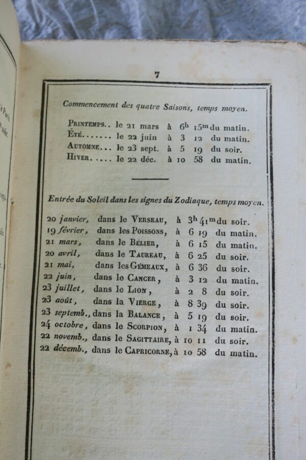 Annuaire pour l'an 1843, présenté au Roi, par le bureau des longitudes – Image 7