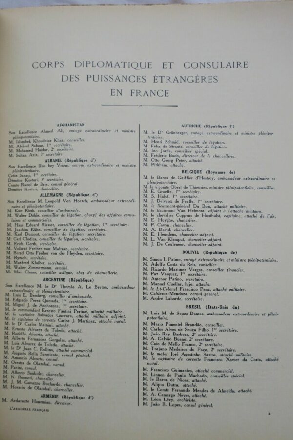 Armorial Français. Recueil général des familles nobles Morant 1931 – Image 8