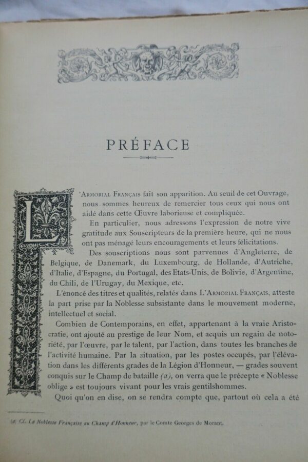 Armorial Français. Recueil général des familles nobles Morant 1931 – Image 10