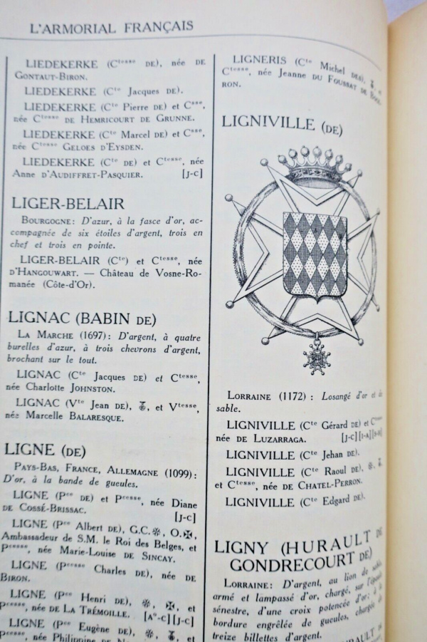 Armorial Français. Recueil général des familles nobles Morant 1931 – Image 3