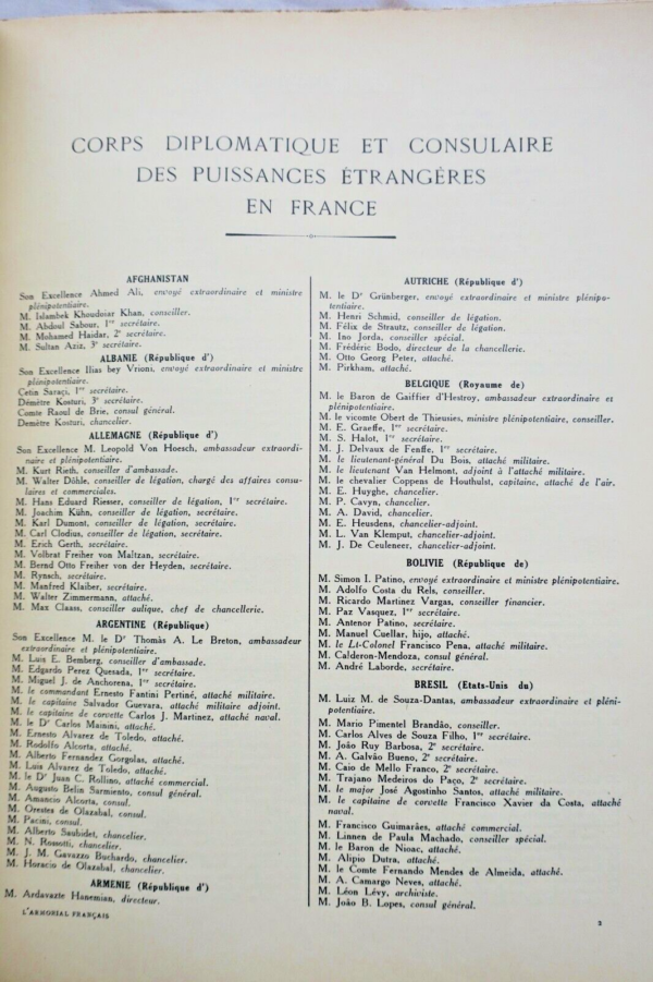 Armorial Français. Recueil général des familles nobles Morant 1931 – Image 8