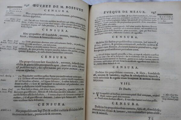 BOSSUET  OEUVRES de Messire Jacques Bénigne BOSSUET 1748 – Image 7