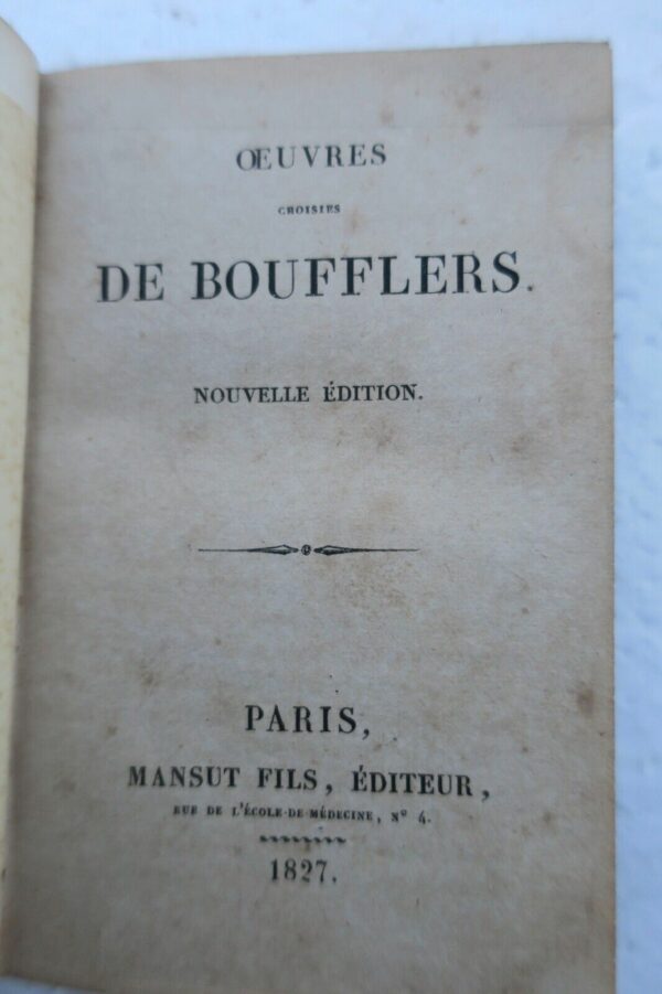 BOUFFLERS 1827 oeuvres mini – Image 6