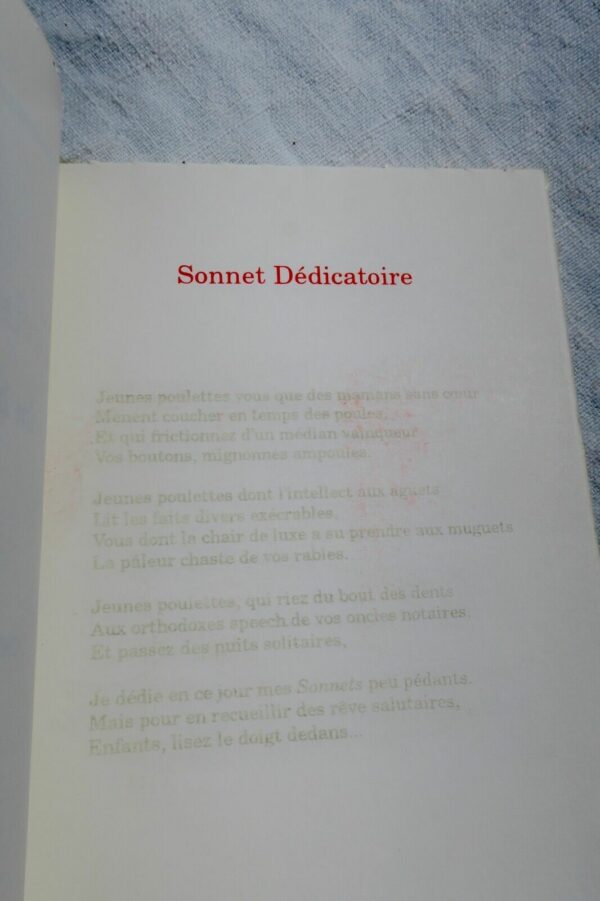 BRAGUETTE (Monsieur de la). Les Treize sonnets du doigt dedans – Image 8