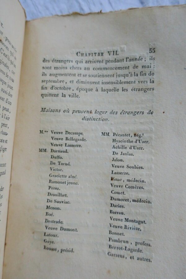 Bagnères Guide des voyageurs à Bagnères de Bigorre et dans les environs 1818 – Image 5