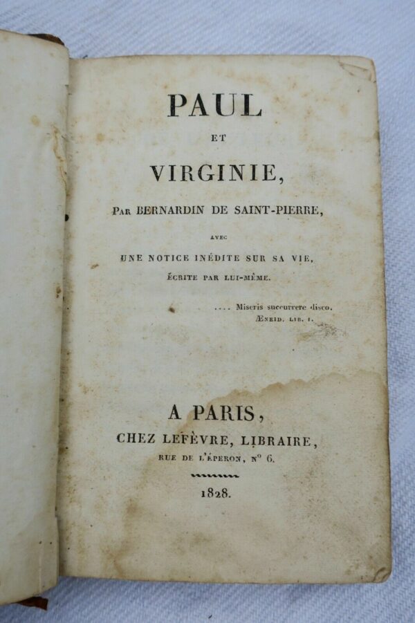 Bernardin de : Paul et Virginie 1828 – Image 4