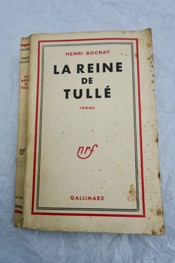 Bocrat Reine de tulle Gallimard, 1956 + dédicace – Image 3