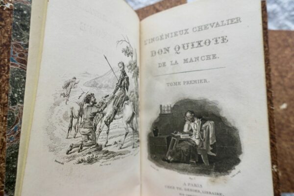 CERVANTES  L'Ingénieux Chevalier don Quixote 1821