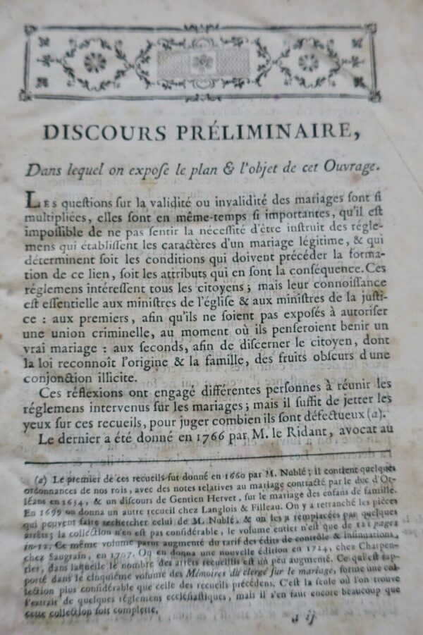 CODE MATRIMONIAL OU RECUEIL COMPLET de toutes les loix..1770 – Image 5