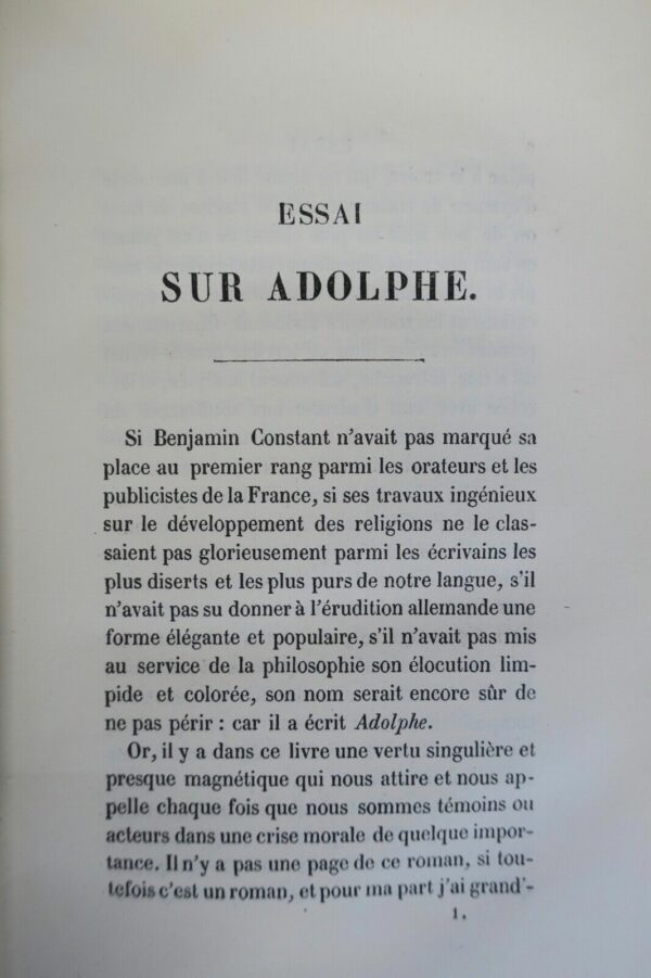 CONSTANT Adolphe. Anecdote trouvée dans les papiers d'un inconnu 1857 – Image 6