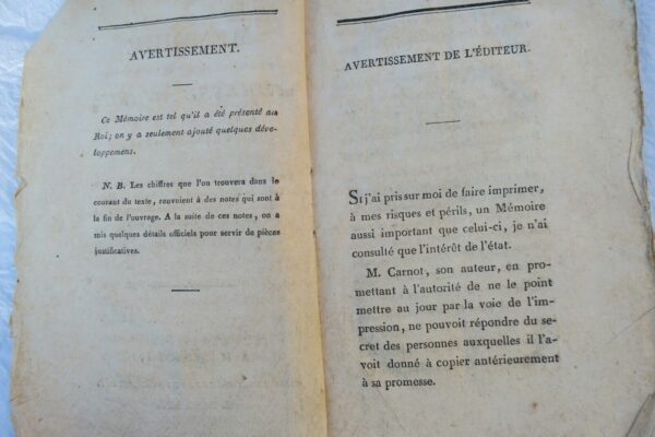 Carnot  Mémoire adressé au roi, en juillet 1814 – Image 3