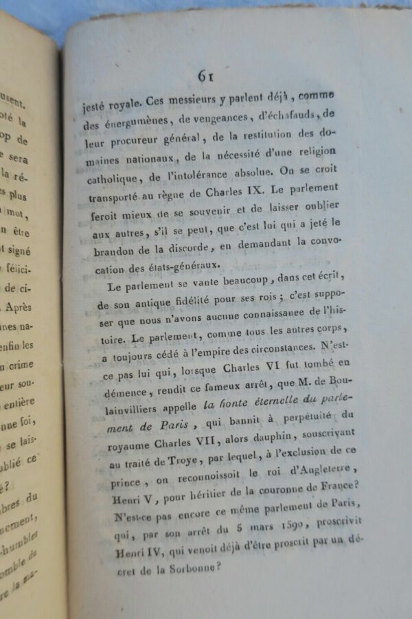 Carnot  Mémoire adressé au roi, en juillet 1814 – Image 5