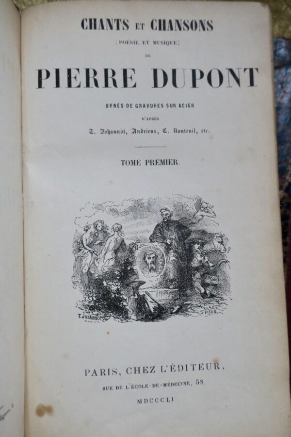 Chants et chansons de Pierre Dupont 1851 – Image 4