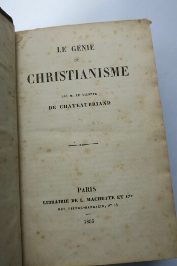 Chateaubriand, François-René de Le Génie du christianisme 1855 – Image 3