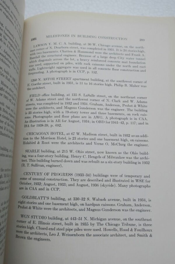 Chicago RANDALL History Development of the Building Construction In CHICAGO 1949 – Image 5