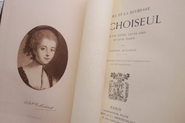 Choiseul duc et la duchesse de Choiseul. Leur vie intime.. – Image 3