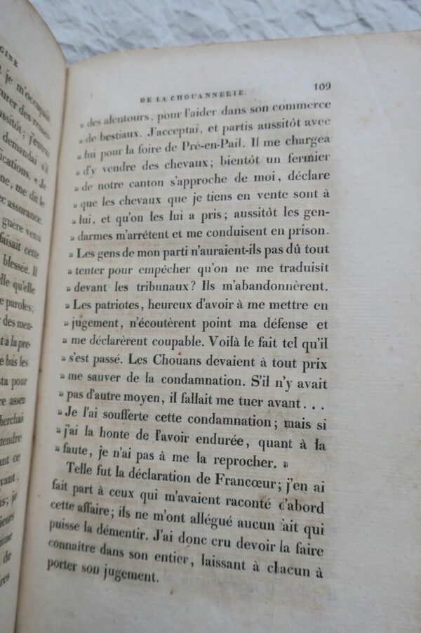 Chouan Lettres sur l'origine de la Chouannerie, et sur les chouans 1825 – Image 5