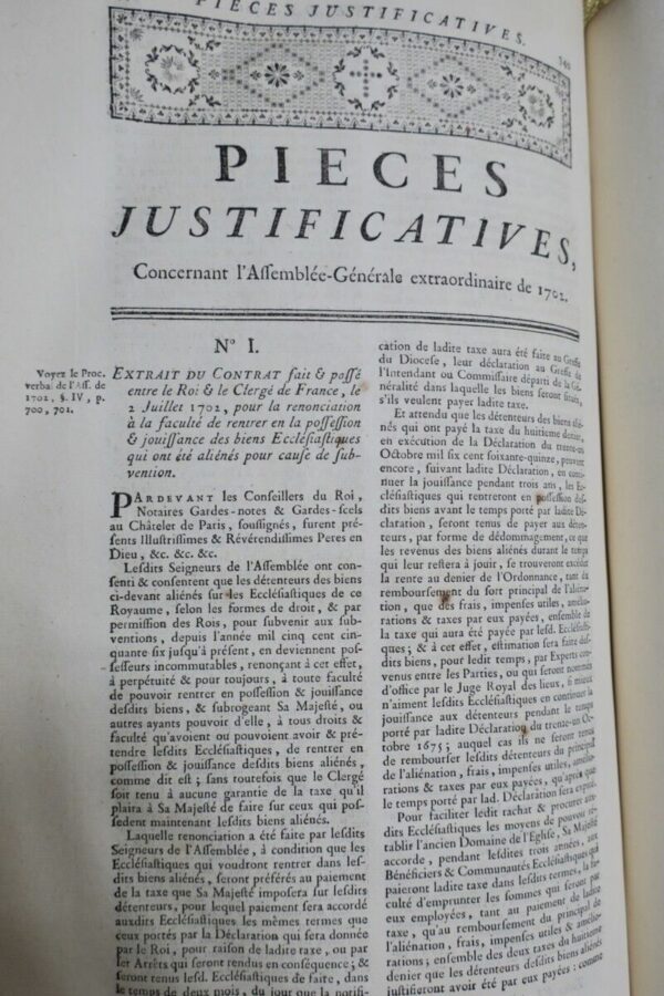 Collection Des Procès-verbaux Des Assemblées-générales Du Clergé De France De... – Image 8