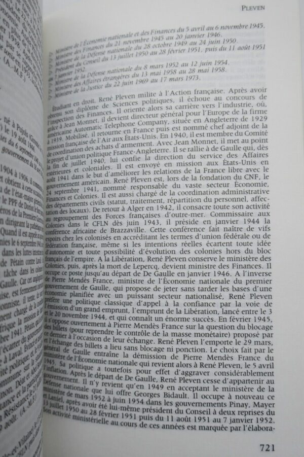 DICTIONNAIRE DES MINISTRES 1789-1989 – Image 5