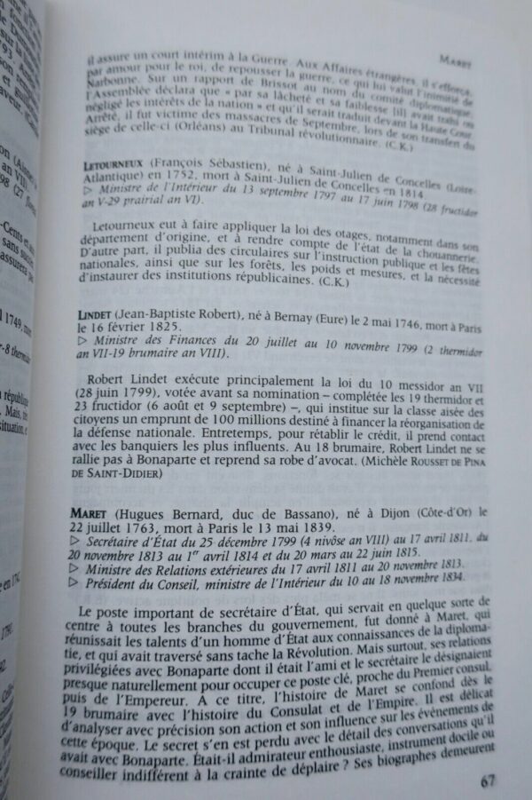 DICTIONNAIRE DES MINISTRES 1789-1989 – Image 10