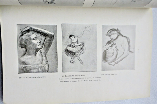 Degas, Edgar Catalogue des tableaux, pastels et dessins par Edgar Degas 1919